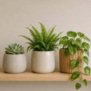 Greenery & Succulent Plant Trio